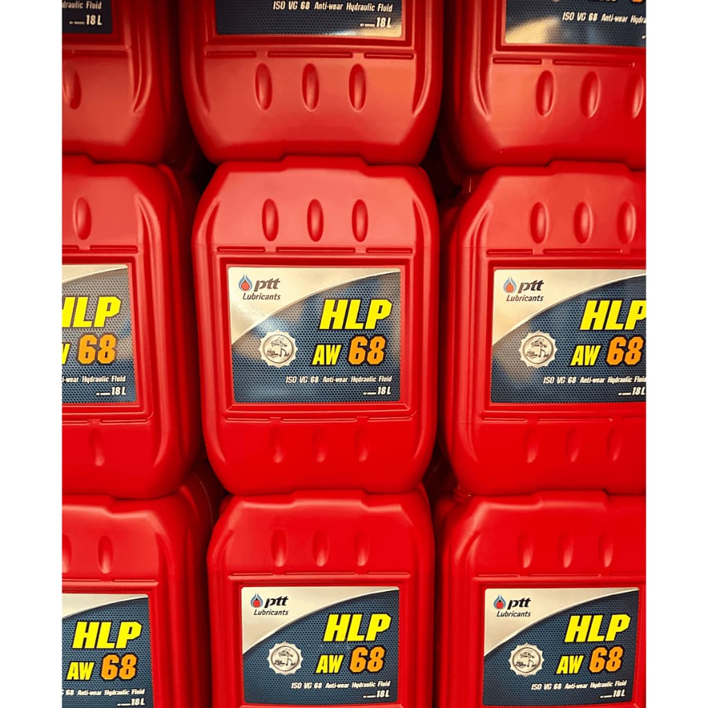 PTT น้ำมันไฮดรอลิค HYDRAULIC HLP #68 ขนาด 18 ลิตร ปตท hlp 68 เบอร์ 68 สินค้าแท้ พร้อมส่ง