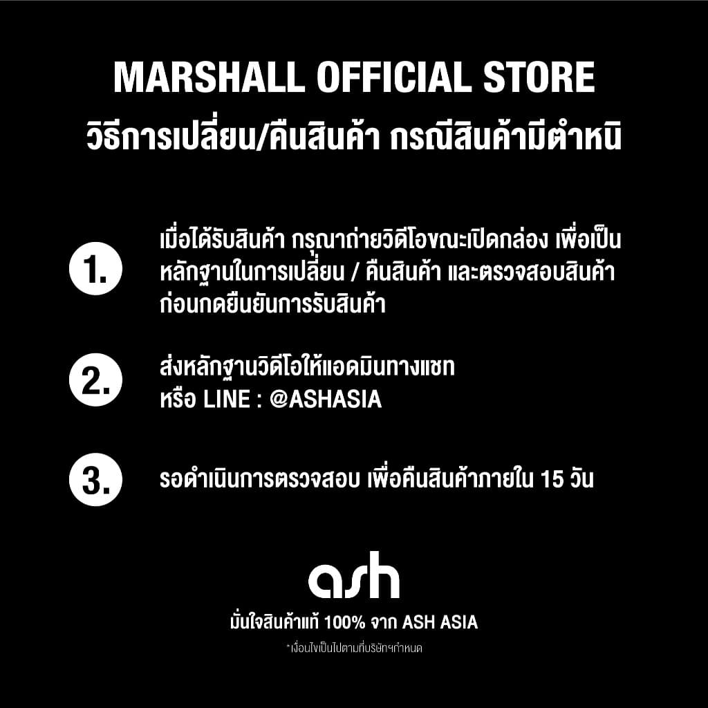 MARSHALL Willen II Black And Brass - รับประกัน 1 ปี + ส่งฟรี - ลำโพงบลูทูธ ลำโพงพกพา ลำโพง - 1