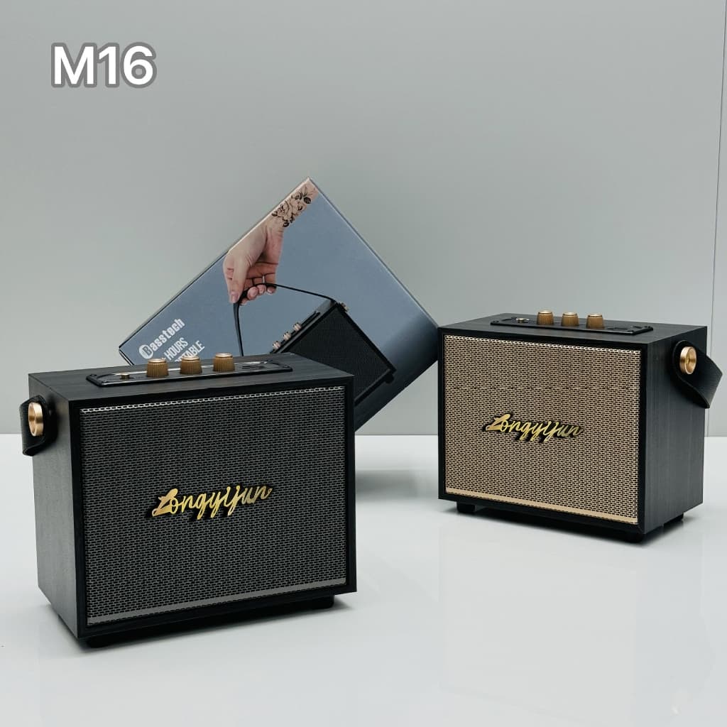 ลำโพง บลูทูธ เสียงดีมาก 10W ลำโพงบลูทูธ M16 เบสแน่น ดีไซส์สวย Portable Bluetooth speaker wireless - 3