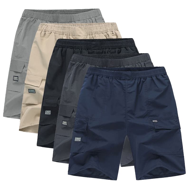 DK-818กางเกงขาสั้นลำลองผู้ชายไซส์ M-4XLเอวยางยืดกระเป๋าข้างผ้าดีคุณภาพดีและราคาถูก แฟชั่นชาย สีไม่ตก กางเกงสแล็ค