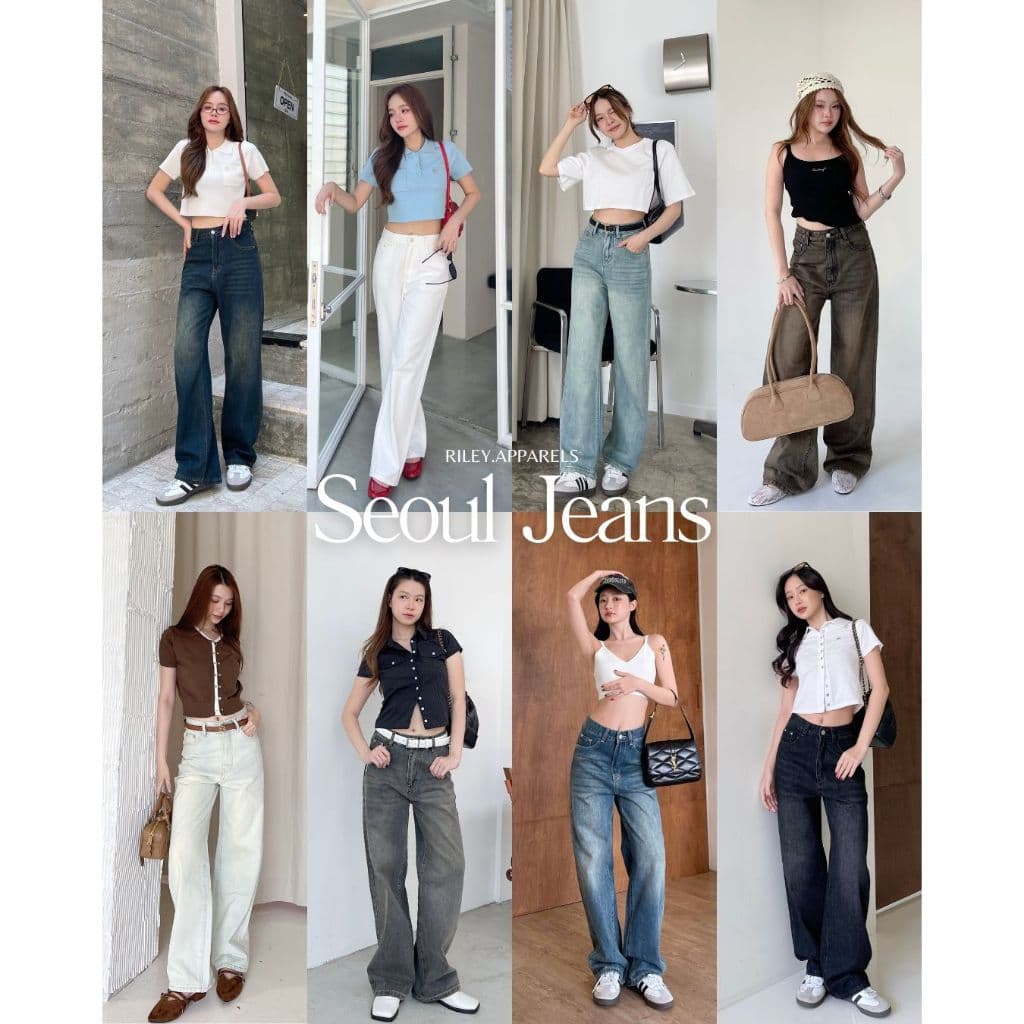 Riley.apparels - Seoul jeans 7005 [อ่านรายละเอียดสินค้าก่อนสั่ง]