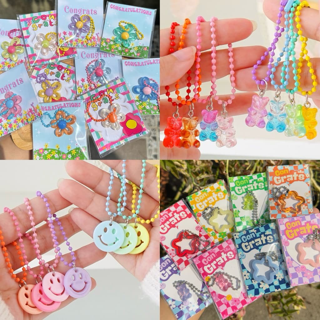 ของปัจฉิมราคาถูก พวงกุญแจ *ราคาต่อชิ้น* ของแถมจีบลูกค้า หมีเยลลี่ ของขวัญปัจฉิม ของแถม ของขวัญ DIY ปีใหม่ พวงกุญแจ