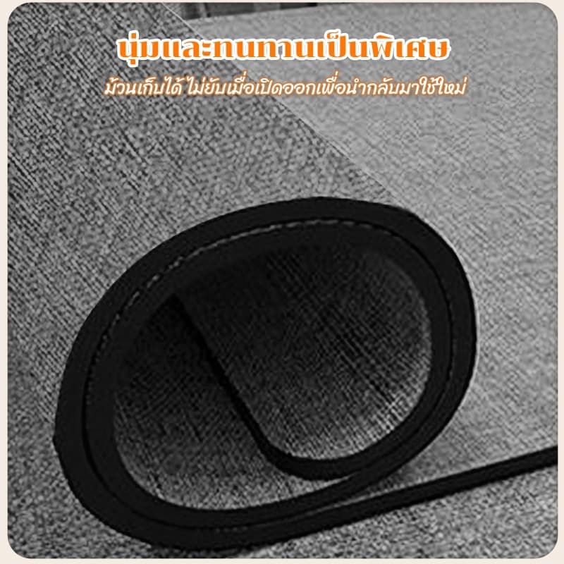 แผ่นรองเมาส์ แผ่นรองเมาส์หนังกันลื่นขนาดใหญ่ Gaming Mouse Pad วางเต็มโต๊ะ PU กันลื่นและกันน้ำ - 3