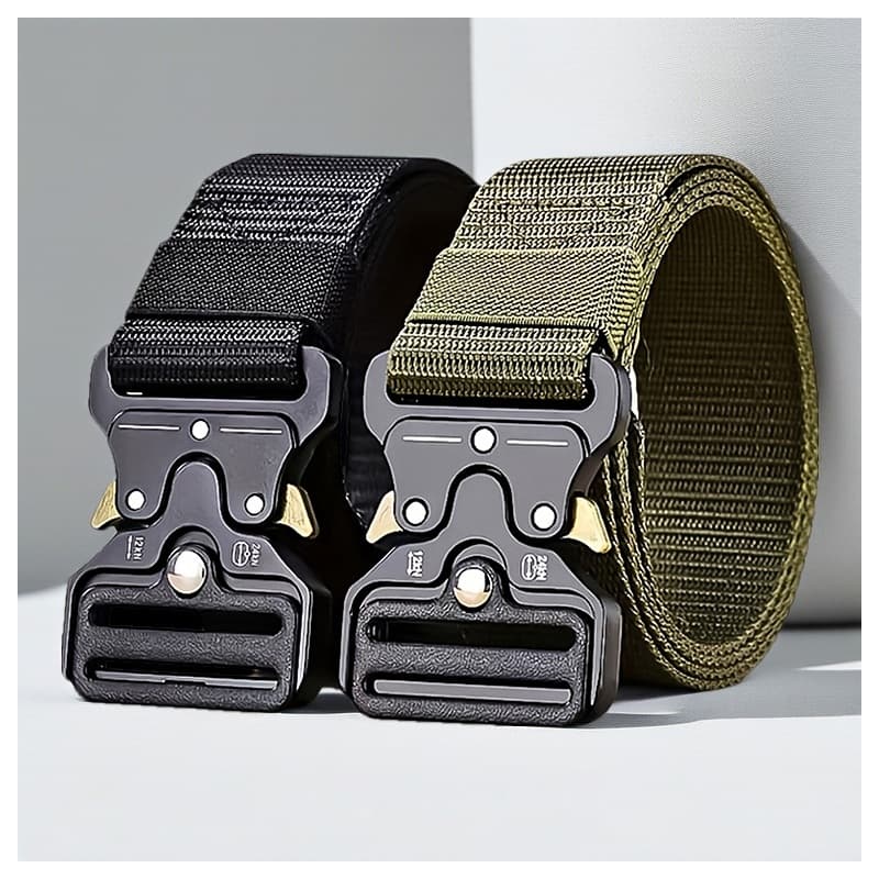 พร้อมส่ง🔥เข็มขัดยุทธวิธีของแท้ เร็ว ปล่อย เข็มขัดกลางแจ้งนุ่มไนลอนจริงความยาวปรับได้ ทนต่อการสึกหรอ - 5