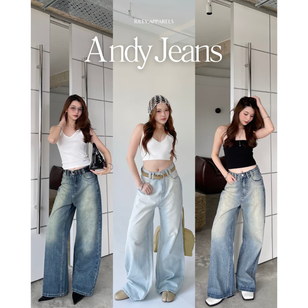 Riley.apparels - Andy Jeans 7006 [พร้อมส่ง] - 1
