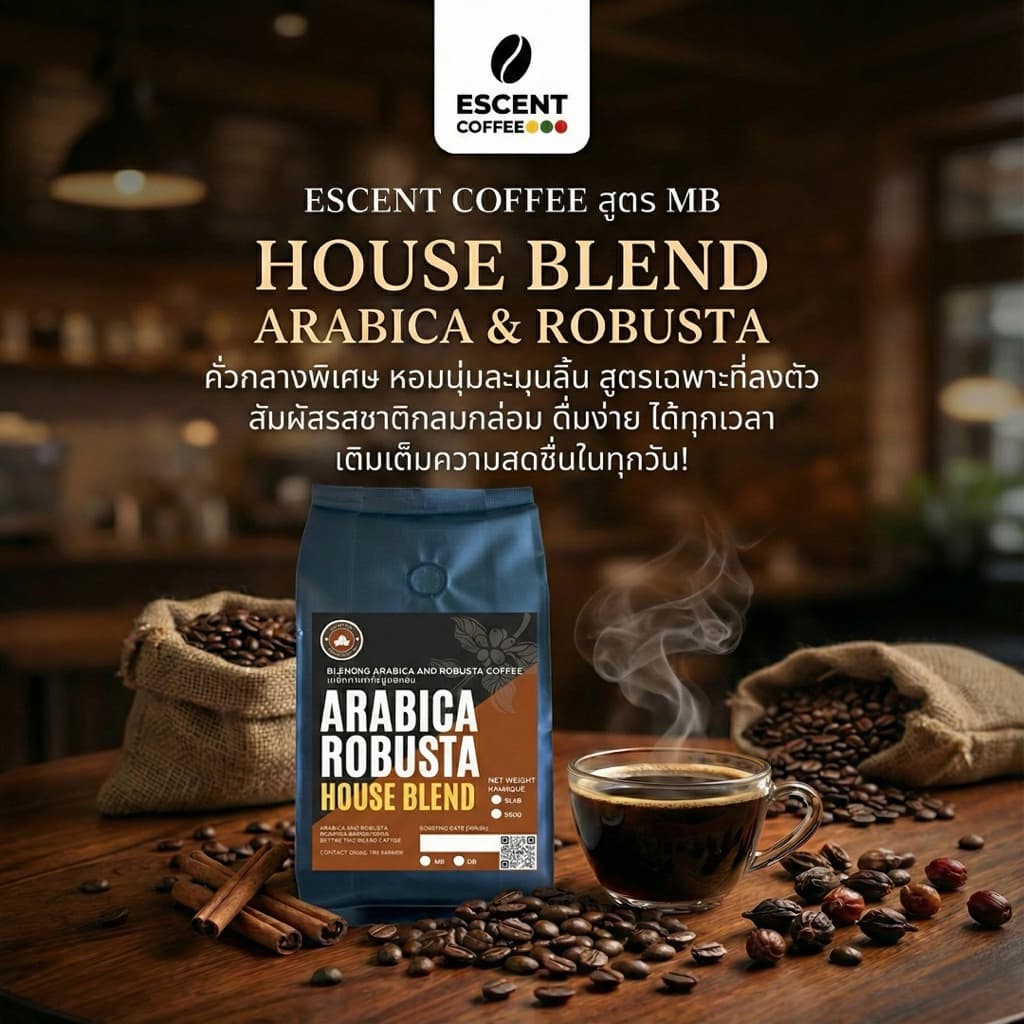 เมล็ดกาแฟดอยช้างอาราบิก้า 100 % เกรดมาตรฐาน จากโรงคั่วบนดอยช้างจังหวัดเชียงราย - 6